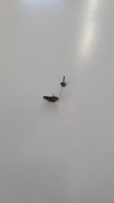 Piercing tragus push in