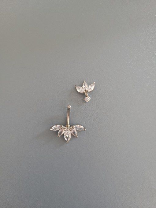Piercing nombril elegant