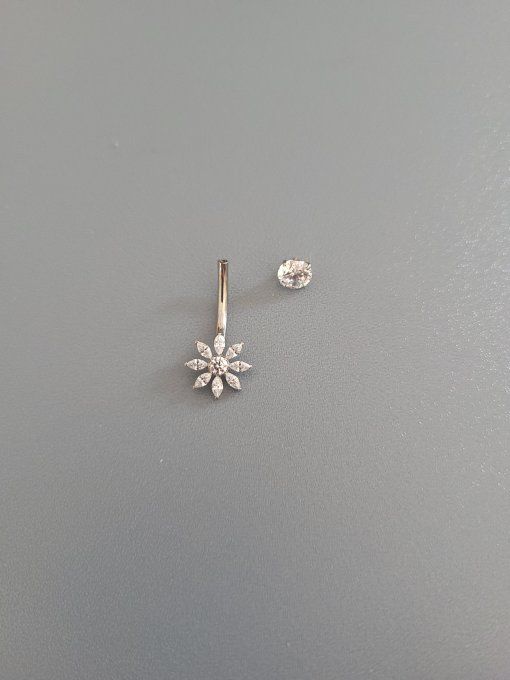Piercing nombril Fleur 
