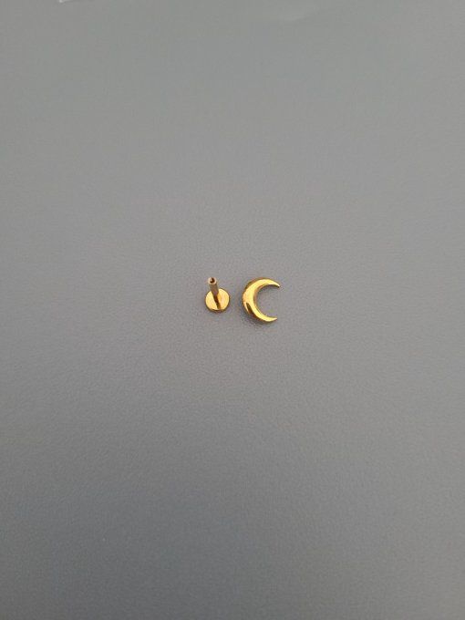 Piercing tragus lune 